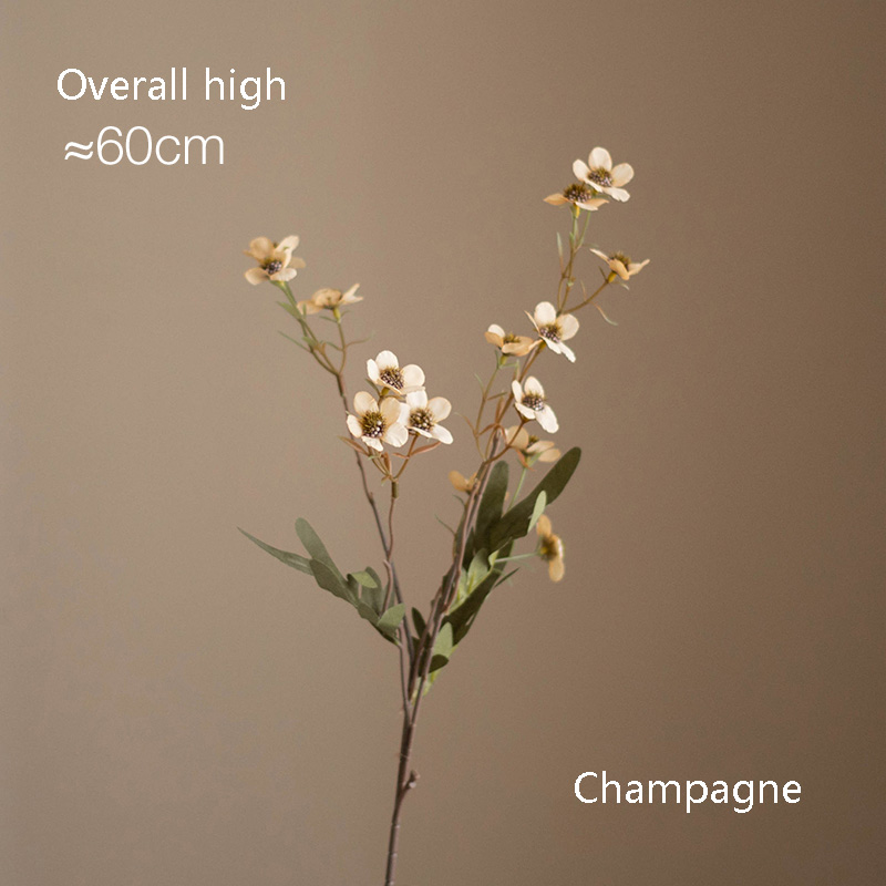 Woondecoratie Simulatie Bloemen, Eettafel En Woonkamer Kunstbloem Ornamenten, Bruiloft Decoratie Bloemen: Champagne