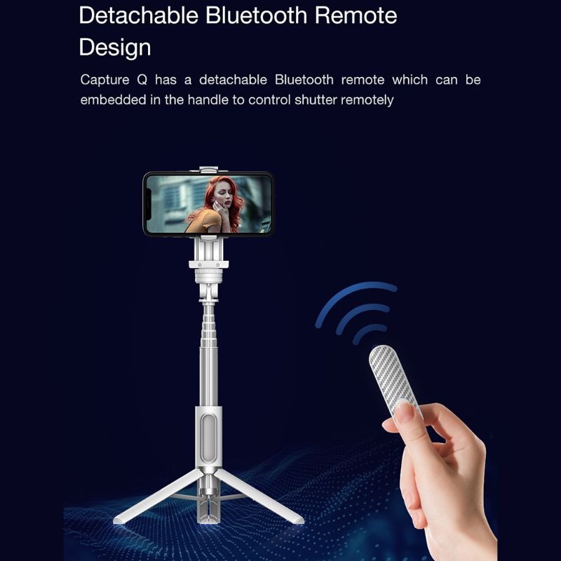 Portable Single Axis Handheld PTZ Stabilizer with USB Data Cable for iPhone Hua-wei Xiao-mi Cellphones Sports Camera