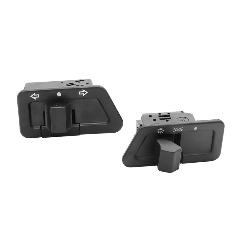 Botones de interruptores para Scooter GY6 50cc 125Ccc150cc Vento Tao, luz de cabeza, bocina, atenuador, arranque de giro, botón de interruptor único, 6 uds.