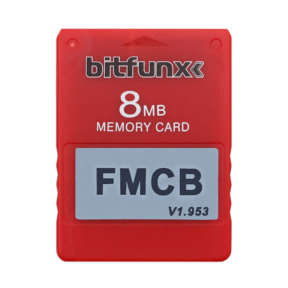 Memory Card Game Consolas Accessories Game Memory Card for Sony PS2 Playstation 2 FMCB McBoot Free MC Boot v1.953: Red 8MB