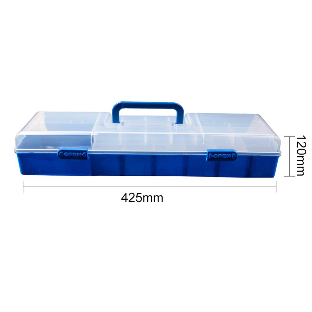 Waterproof Fishing Tackle Box Fishing Lure Spoon Hook Bait Storage Case Utility Box Carp Portable Outdoor Fishing Accessories: 6