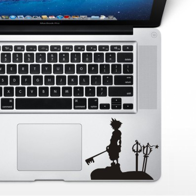 Autocollants pour ordinateur portable pour MacBook Air Pro Retina 11 13 15 PVC vinyle mignon décalcomanie tablette PC portable peau autocollants partiels: WS-black (142)