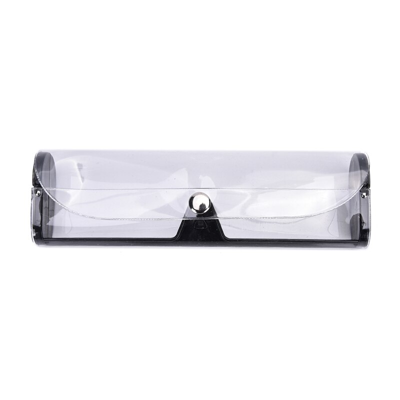 1Pc Cartoon Fruit Patroon Leuke Brillen Case Glas Protector Meisjes Pu Leer Glas Case Eyewear Glazen Doos 16.5X6.2X3.9Cm Pvc: black 15x4.5x2.2cm