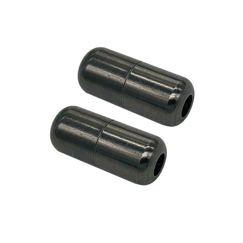 Boucle épaisse pour chaussures, fermeture rapide, fermeture sans attache, 1 paire, Capsule métallique réticulée: light black