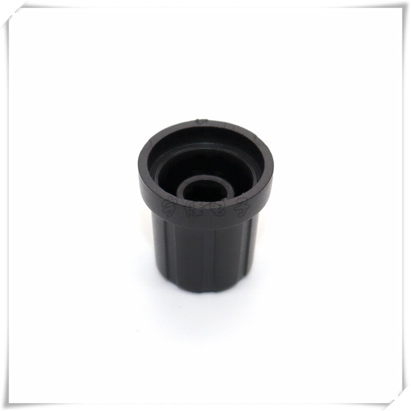 10 Piece 19 * 19mm black plastic knob half handle D-shaped inner hole 6mm potentiometer switch adjustment plastic knob