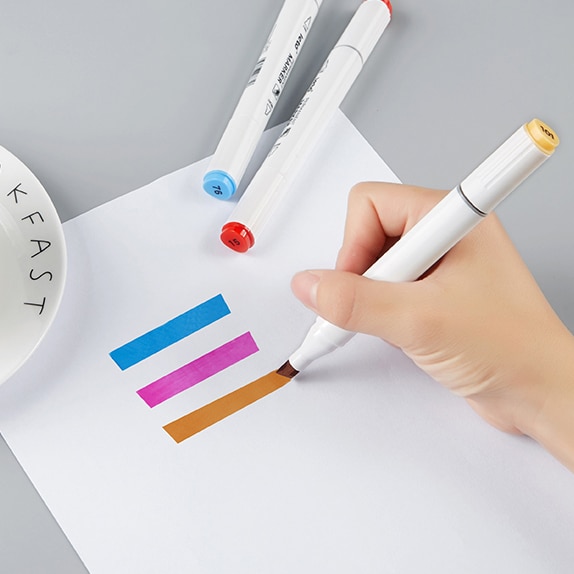 Copic Markers Sketch Painted 60 Colors Twin Brush Finecolour Touch Manga Drawing Alcohol Oily Double-End Dot Pen Bookmark Art: 1 Marker Pen