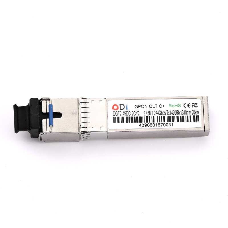 SFP GPON OLT C + Optische Module 2.5Gbps 3-7dBm gpon olt ont sfp glasvezel router fiber Afstand 20Km20KM TX1490nm/RX1310nm SFP
