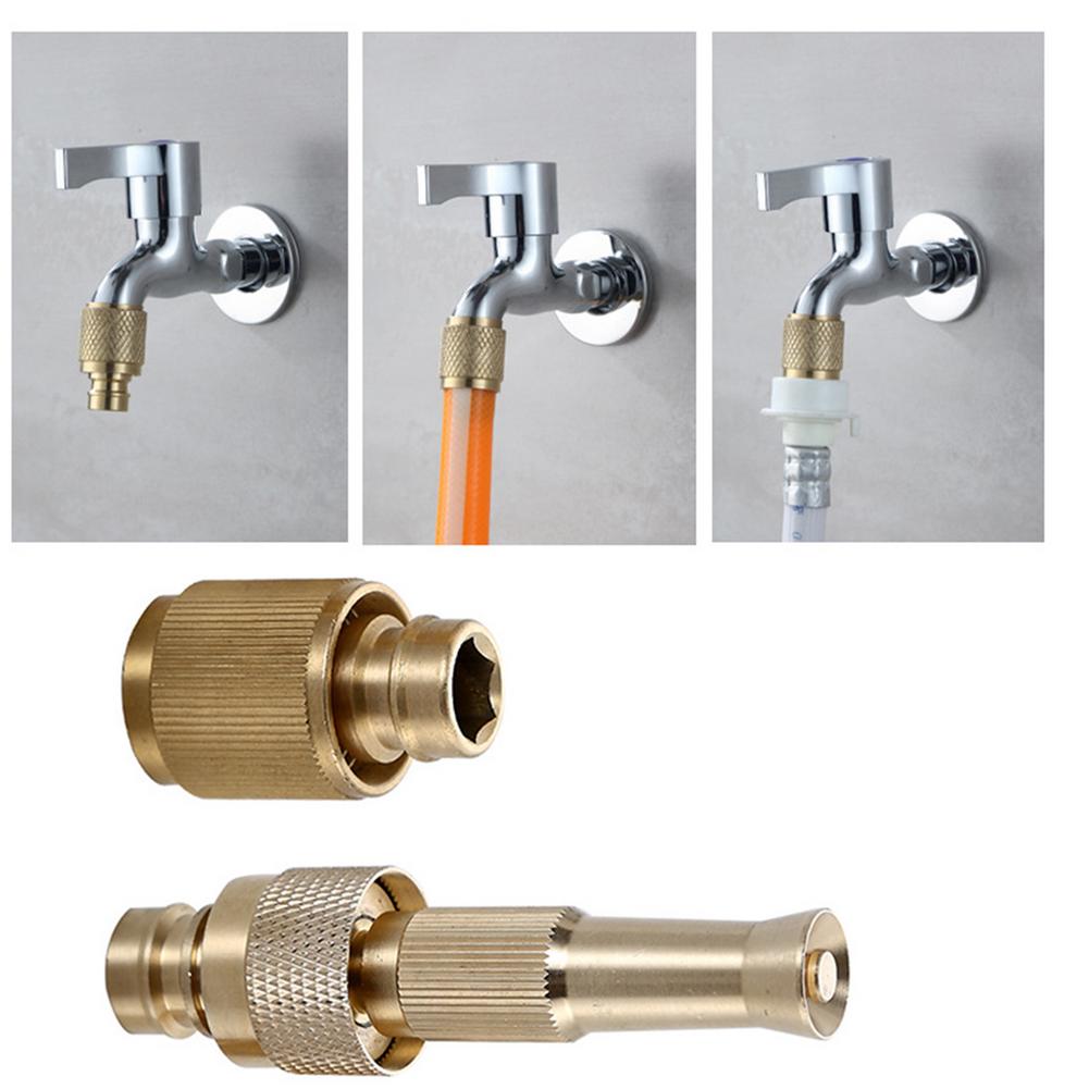 All Copper High Pressure Water Gun Spray Nozzle Spray Water Jet Car Wash Water Gun Garden Water Gun Water Jet Pipe Connector