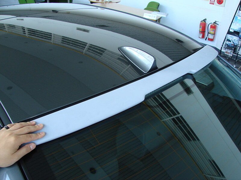 Para BMW M5 E60 alerón de techo 2006 de 520 525li 528li Material ABS alerón trasero de coche con imprimación de Color trasera alerón de techo de
