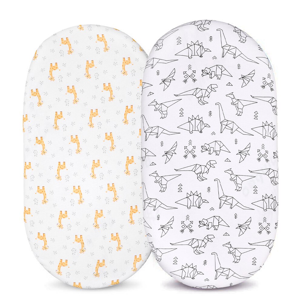 Bassinet Sheet Organic Cotton Rainbow Pad Covers Universal Fit For Bassinet Mattress Pad Hourglass For Boys &amp; Girls Pad Covers