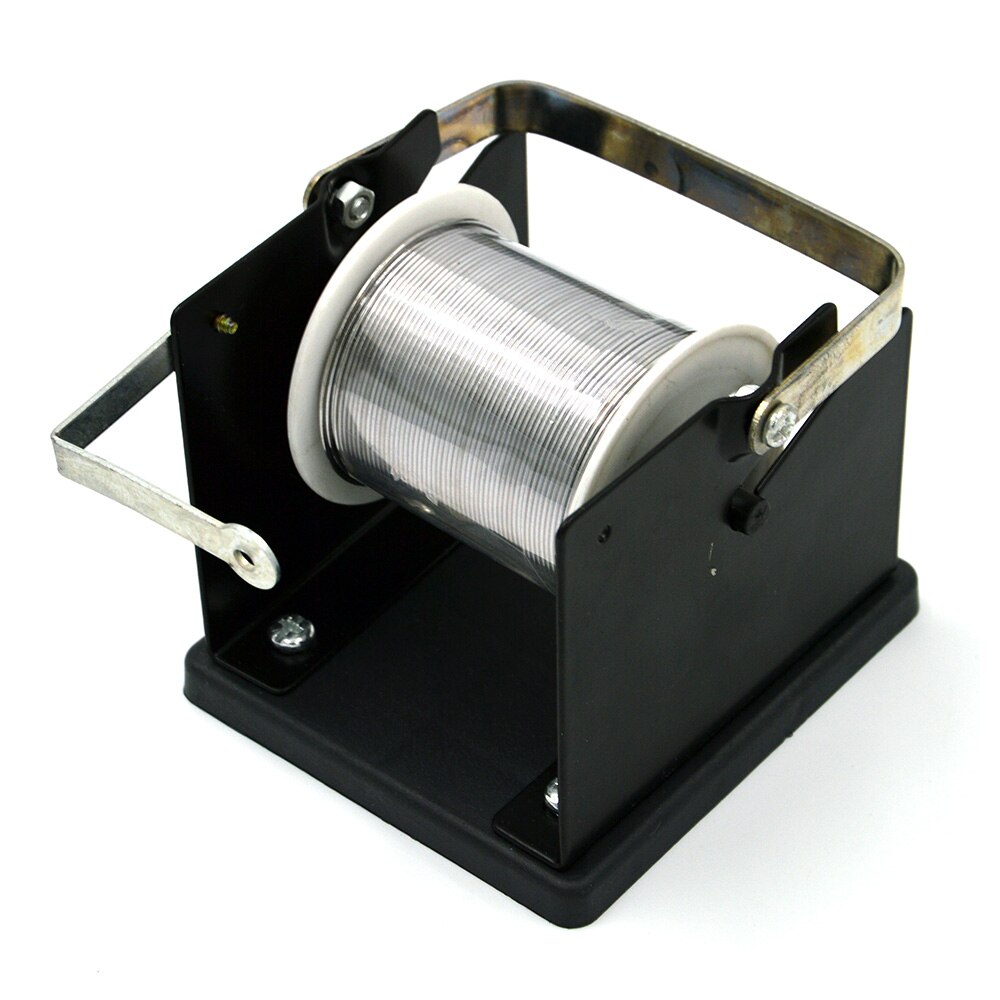 200g 1.0mm Solder Wire Set with Stand Holder Support Adjustable Solder Reel Dispenser 63/37 Tin Welding Wires Soldering Supplies
