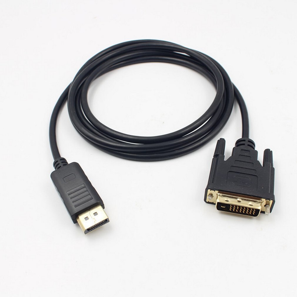 Display Port 1.8 M 1080P Dp Naar Dvi Adapter Kabel Displayport Naar Dvi 24 + 1 Adapter Kabel