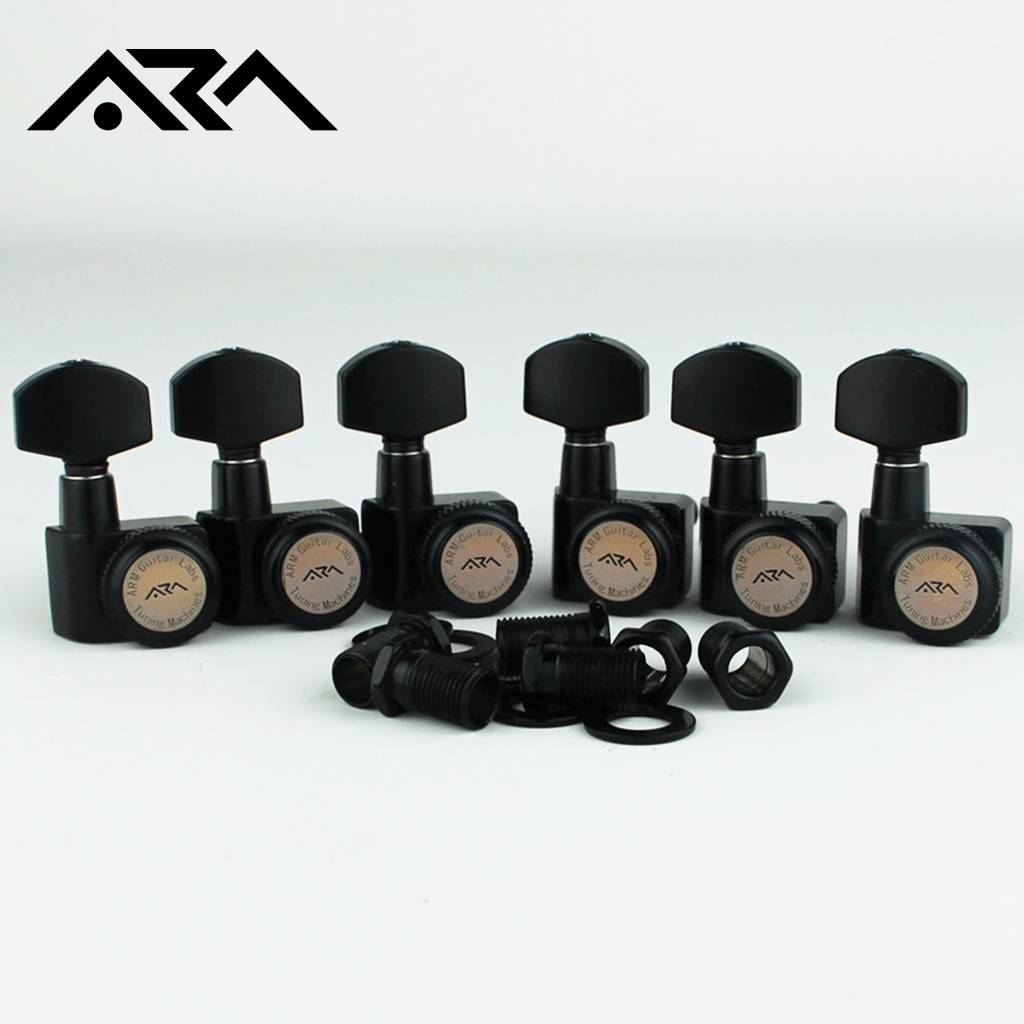 ARM Electric Guitar Metal Lock String Tuner Winder No Screws Needed ST TL SG LP Head Chromium Black Golden