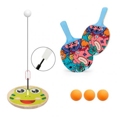 freundlicher Einstellbar Stange Klingeln Pong Tischtennis Trainer Maschine drinnen Sport Spiel Spielzeug Einzigartige frei einstellbar stange , freundlicher.: Frosch