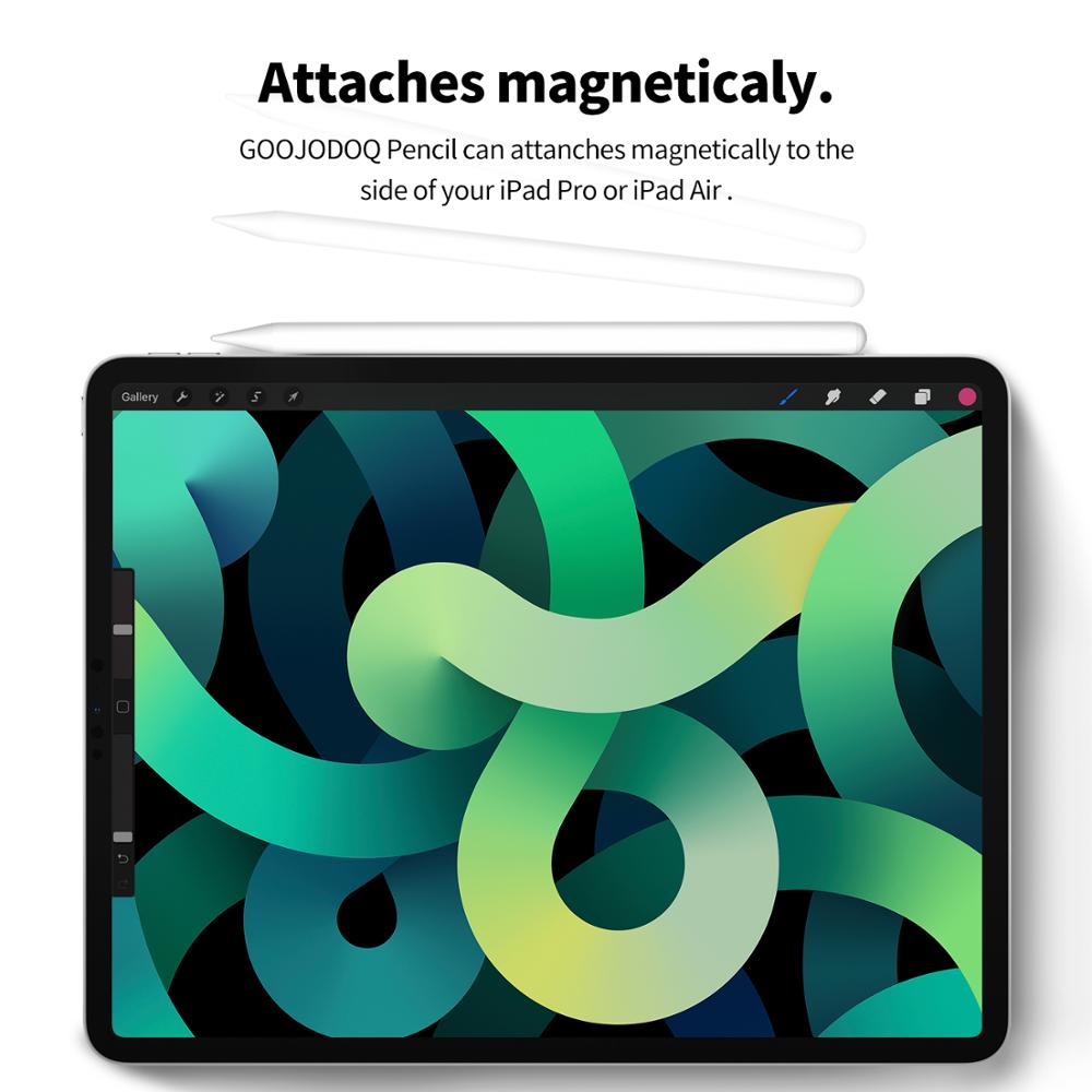 GOOJODOQ 12th Gen Pencil For iPad Pencil Palm RejectionTilt for Apple Pencil 2 1 iPad Pro 11 Air 4 7th 8th Pencil