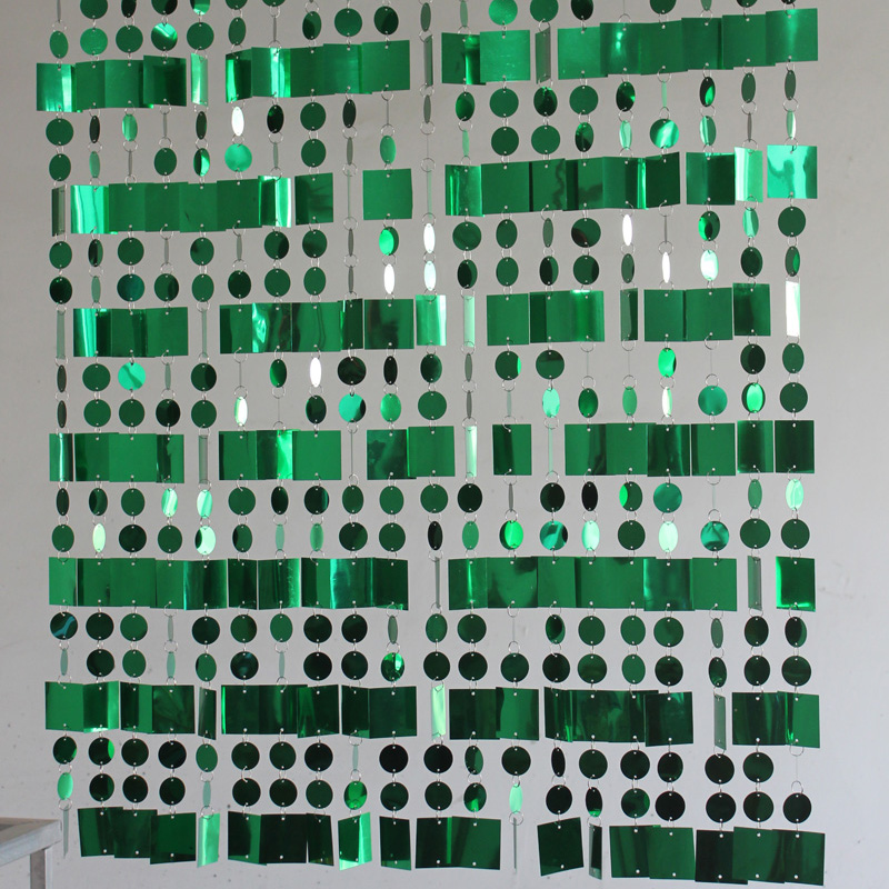 Spiegel Silber Platz Pailletten Vorhang DIY Innen wohnzimmer Partition Hängen ornamente Bühne Hintergrund Dekoration liefert