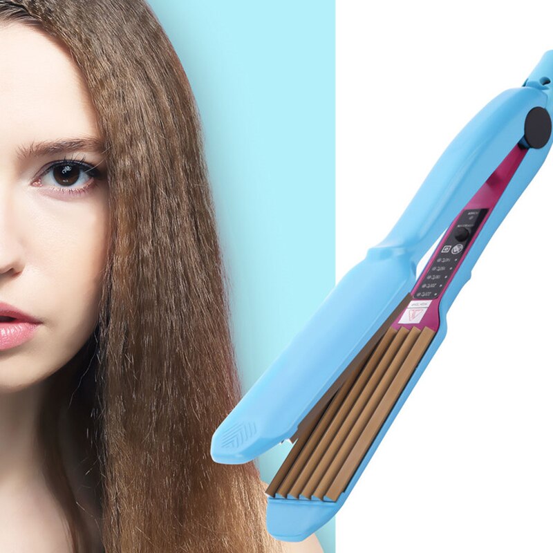 Hair Crimper Straightener Irons Fluffy Styling Hair Volume for Corn Corrugated Plates Ripple Machine Styling Tools
