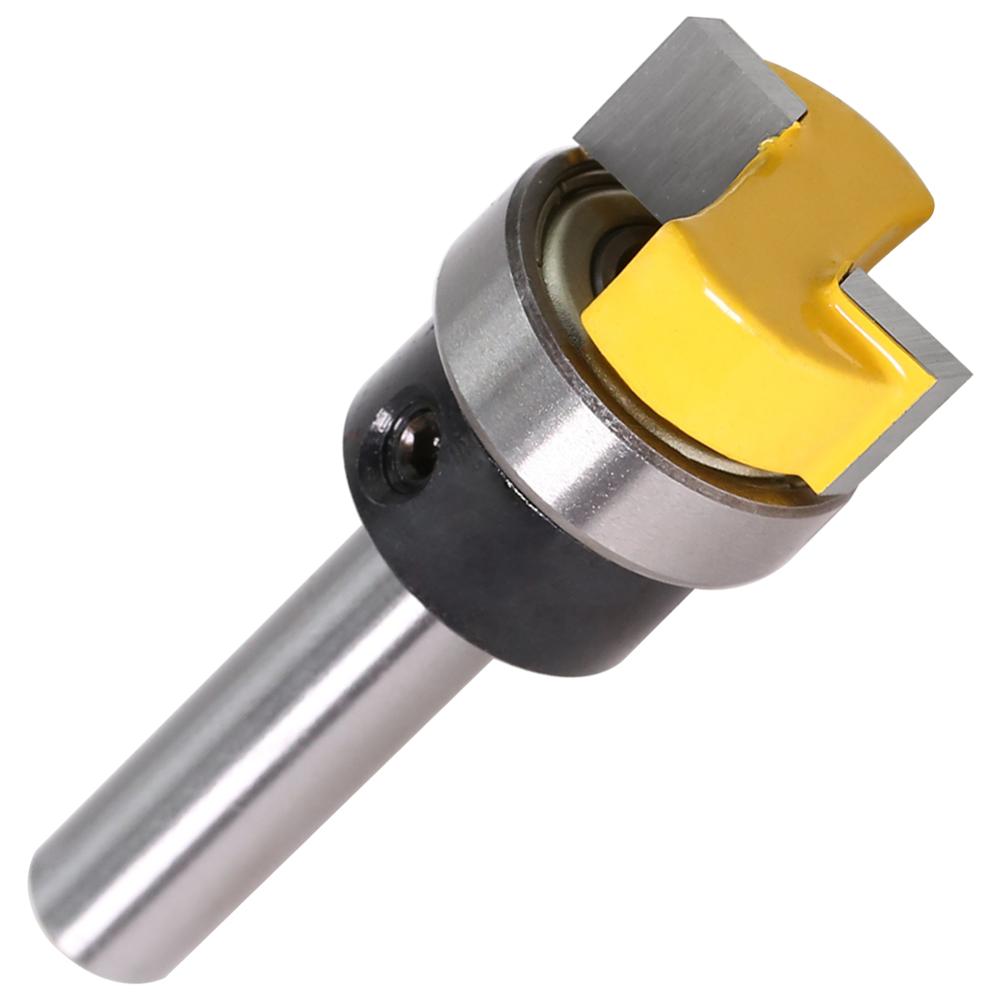 1pc 8mm Shank Hinge Mortise/Template Router Bit - 3/4"W X 5/16"H - Tenon Cutter For Woodworking Tools