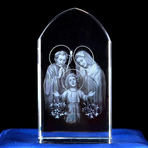 Jesus kryds krystal boligindretning kirke håndværk krystal christ mary indretning jomfru mary statuer: Flåde
