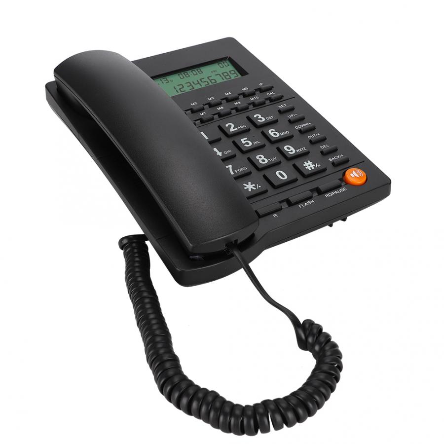 L109 Corded Caller ID Telephone Home Landline Phone Desktop Wired Fixed Telephone for Home Office Hotel Restaurant Use