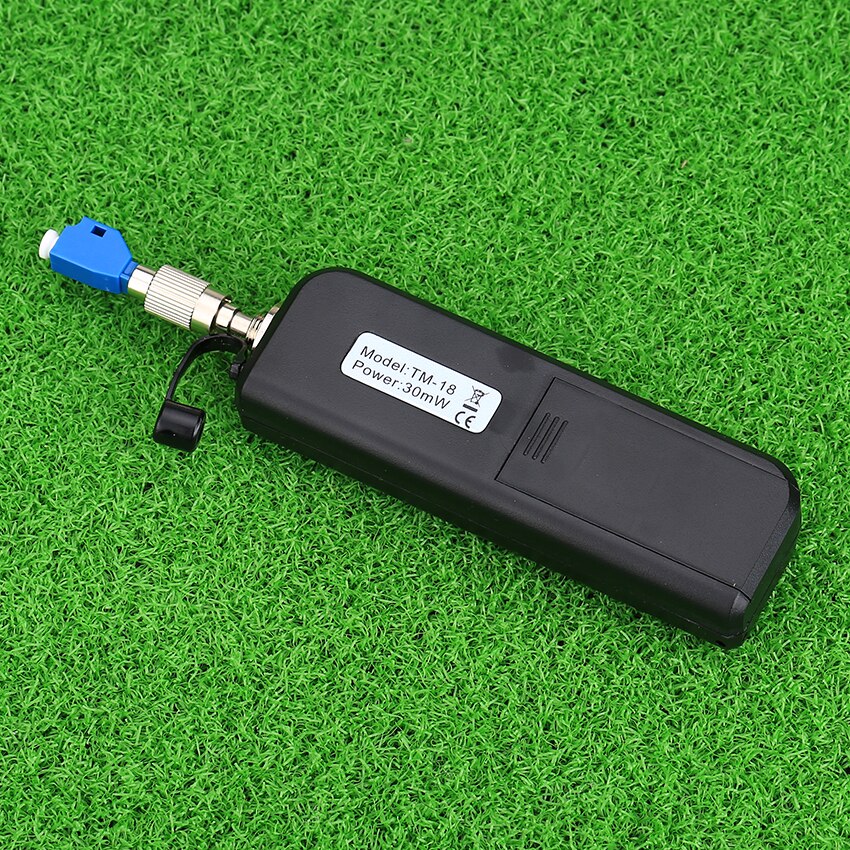 KELUSHI 1-30mW Sorgente di Luce Rossa Mini Visual Fault Locator Cavo In Fibra Ottica Tester LC/FC/SC/ST Adattatore Cavo In Fibra Ottica CATV
