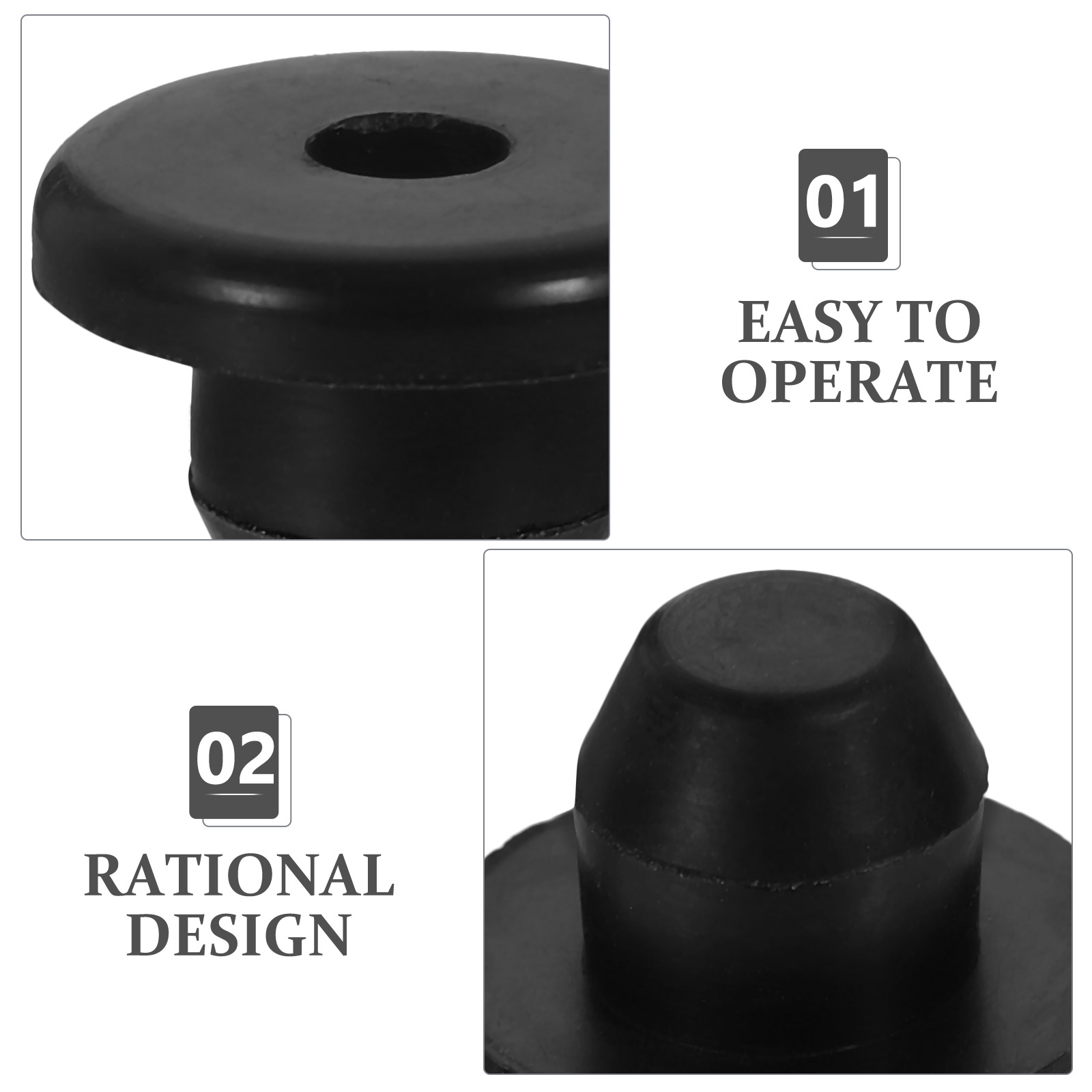 5-delige olieplug vloerstoppen levensduur hydraulische vulplugdop vakmanschap fles rubber eenvoudige installatie
