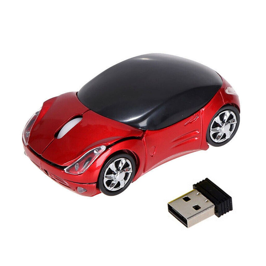 Binmer Wireless Mouse 3D Car Flexibly 2.4GHz 1600 DPI USB Receiver Mini Mice Optical Gaming Mouse For PC Laptop19APR8: RD