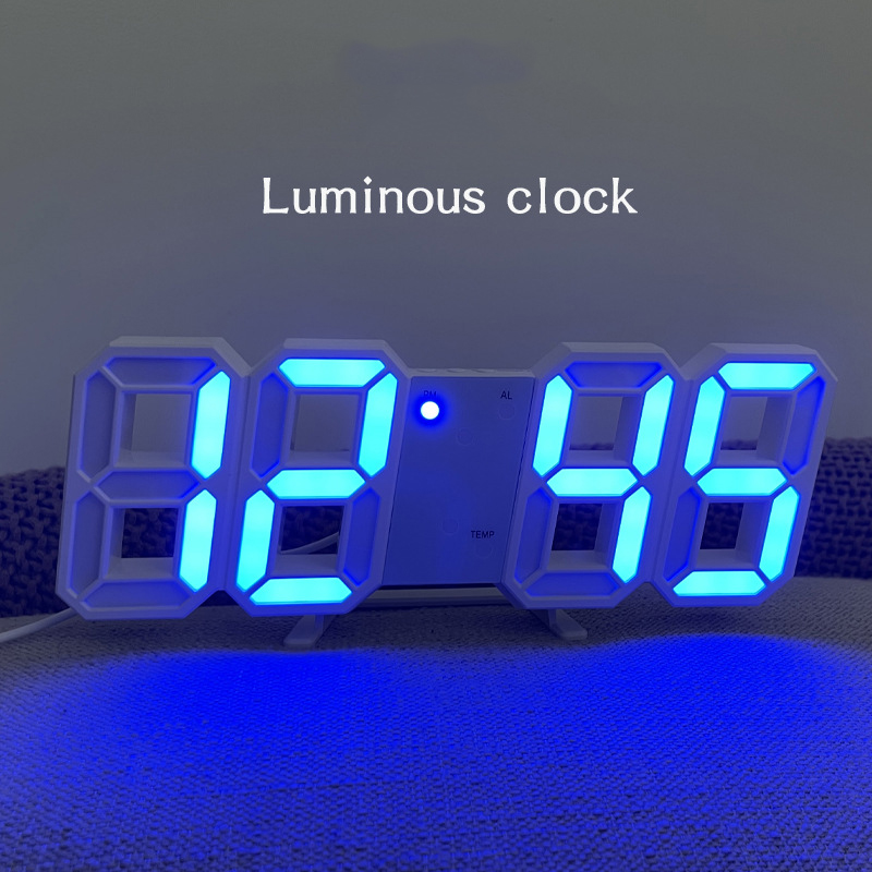Wall Clocks Hanging Watch Snooze Table Clocks Calendar Thermometer Electronic Clock Digital Clocks Nordic Digital Alarm Clocks