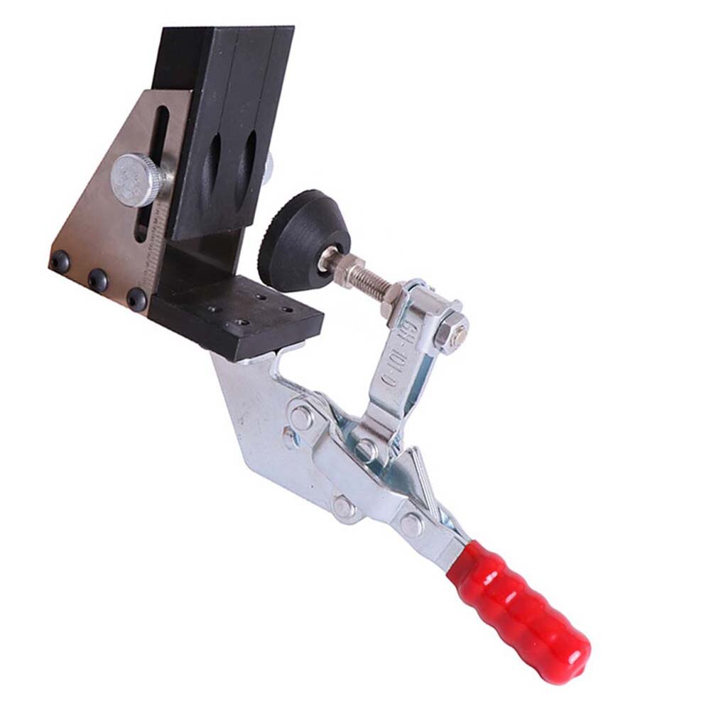 Outil de perçage Oblique pour le travail du bois Guide de perforateur Guide de perçage incliné outil de perçage de gabarit pince et pas de foret Kit de charpentier