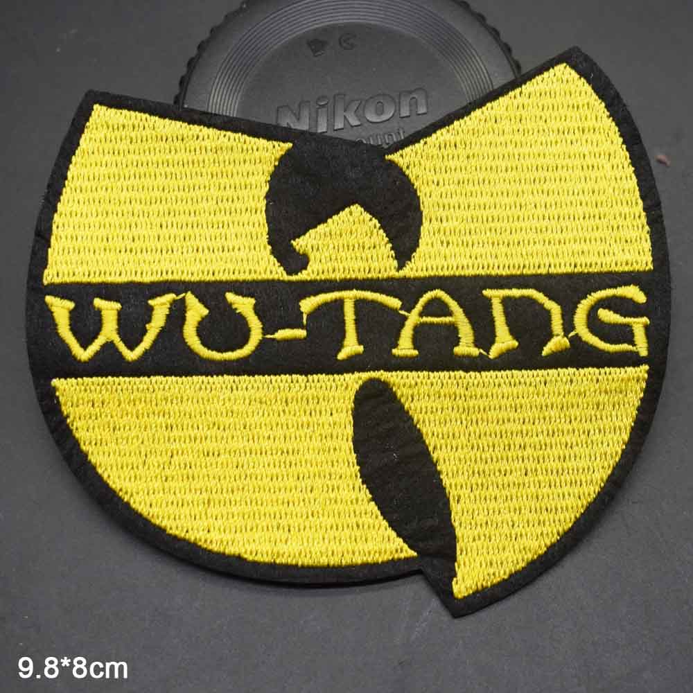 Cockpuncher Chinese Kongfu Master Cock Grappige Rode Geel Wu Tang Ijzer Op Geborduurd Kleding Patches Voor Man Jas Kleding: WUTANG (X13