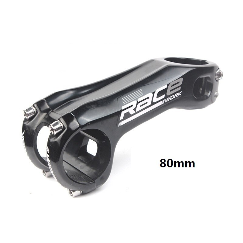 RACEWORK bicycle stem mtb stem mesa bicycle 20 degrees 31.8* 80/90/100mm high-strength road bike riser aluminum alloy stem: 80mm