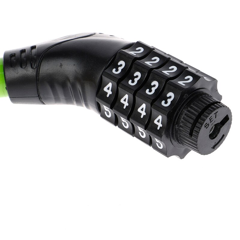 JINHF Bike Lock 4 Digit Code Combination Electric Bicycle Lock Bicycle motorcycle Security Lock Anti-theft Lock Password Lock