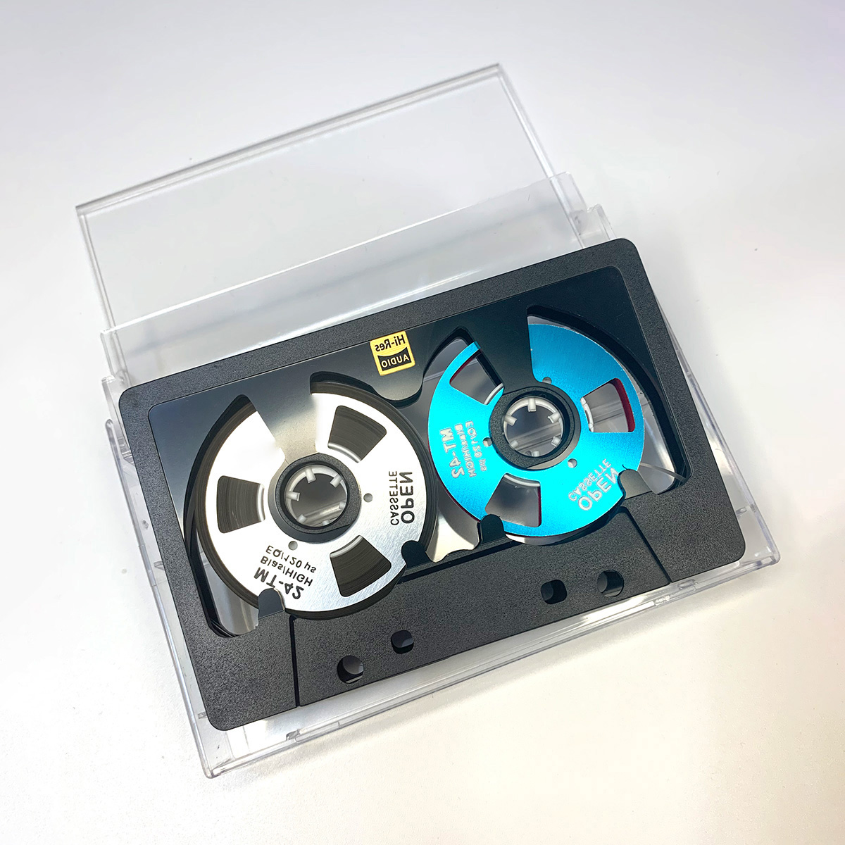 Retro Blank Audio Tape Type Handmade Audio Cassette Reel to Reel Cassette 50 Min Double-Sided Metal Reel for Walkman Recording: Lavender