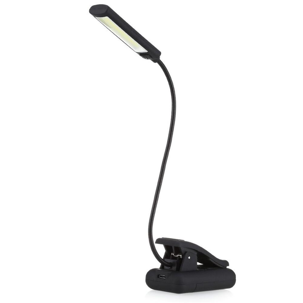 6W LED USB dimbare clip-on leeslamp voor laptop notebook piano bed hoofdeinde bureau draagbaar nachtlampje: Warm White