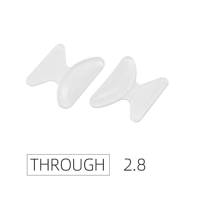 Zilead 5 Paar weiche Silikon-Brillen-Nasenpads, Stütze, Unterstützung für Brillen, Sonnenbrillen, rutschfeste Nasenpads, Brillenzubehör, Brillen: verrotten