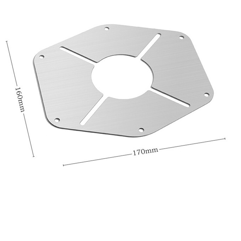 Upgrade Camping Stove Ackpacking Stove Burner Thermal Baffle Board Stainless Steel Rocket Bracket Heat Shield