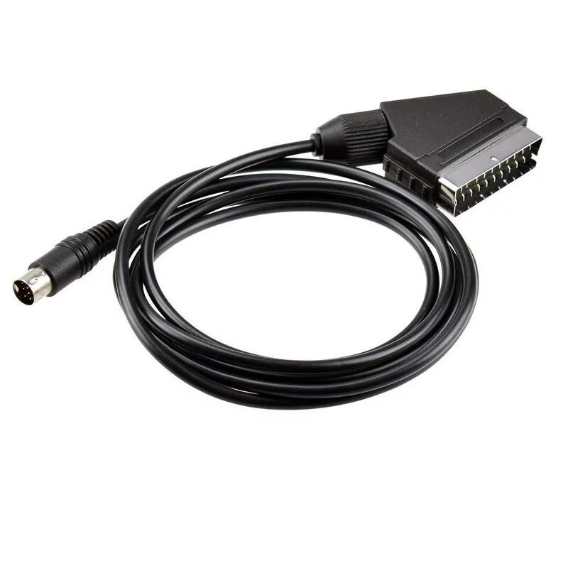 Vervanging 1.8M V-Pin Scart Kabel Voor Sega Megadrive 1 Genesis 1 Master System 1 Rgb Av Scart kabel Pal Versie