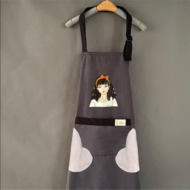 Kampaamo työassistentti työvaatteet parturi kampaaja värjäys vain vedenpitävä naisten vaatteet hiukset esiliina keittiö ravintola