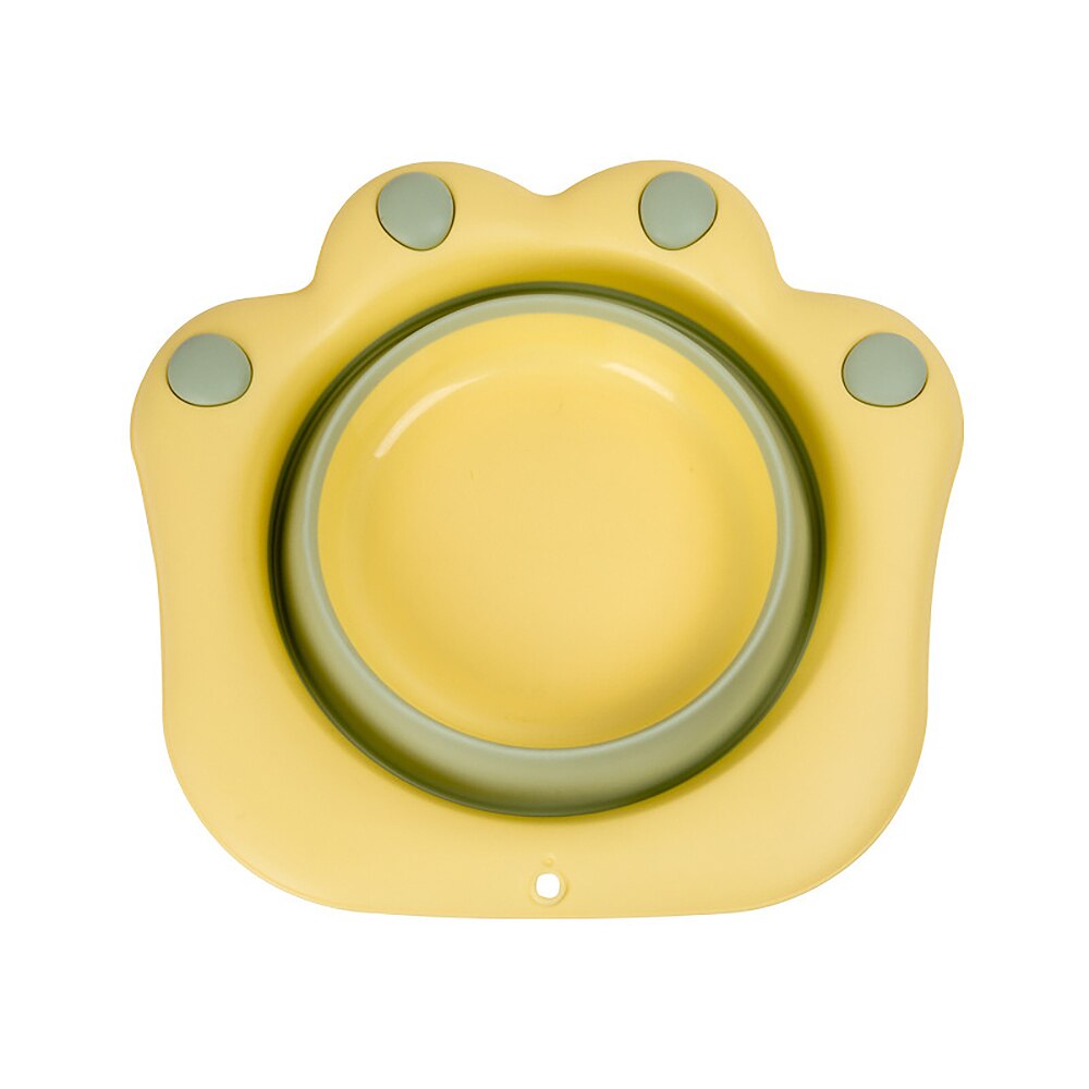 Eco Friendly Portable Folding Bucket Foldable Kitten claw washbasin Tourism Travel Outdoor Fishing Camping Car Wash Bucke: Yellow