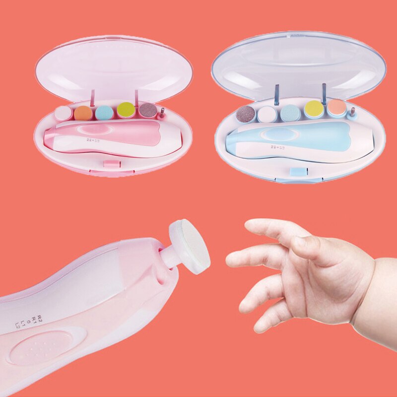 Baby Veilig Elektrische Nagelknipper Cutter Baby Nail Trimmer Manicure Pedicure Clipper Cutter Schaar Kids Infant Nail Care ER870