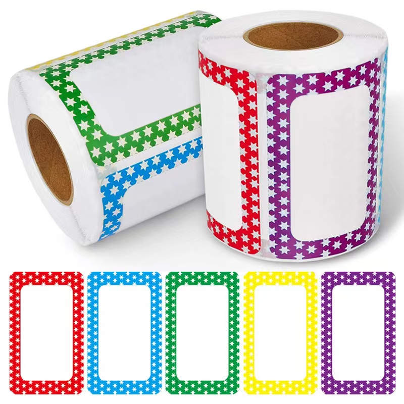 50-150 stuks kleurrijke blanco handgeschreven naamstickers etiketten kinderen schoolleraar aanbieding briefpapier sticker waterfles bureau: Licht Groen