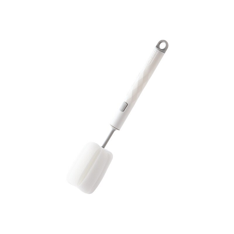 Abnehmbare Schwamm Baby Tasse Flasche Pinsel Küche Reinigung Werkzeug Flasche Reinigung Reinigung Pinsel goupillon escovas de garrafa: Weiß