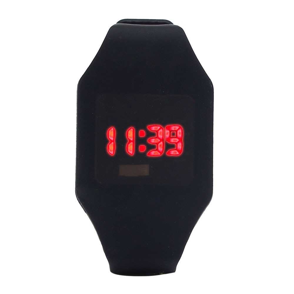 Casual heren dameshorloge siliconen led horloge sportarmband digitale cijfers klok polshorloges reloj digitaal pulsera