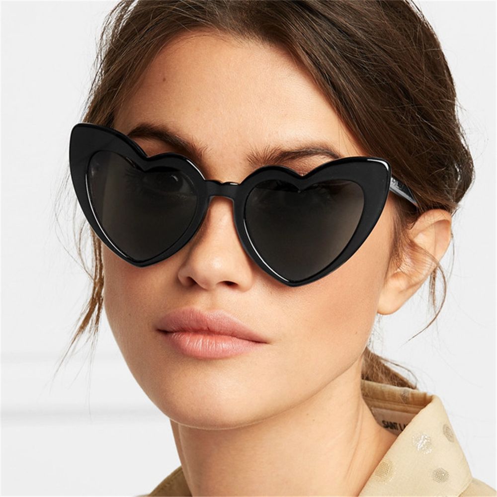 Hartvormige Zonnebril Voor Vrouwen Mode Liefde Hart Zonnebril UV400 Bescherming Eyewear Zomer Strand Bril