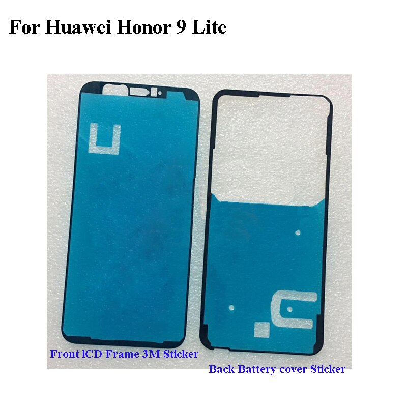 Voor Huawei Honor 9 Lite 9 Lite Back Batterij cover Sticker LCD Scherm Front Frame Bezel 3M Lijm Honor9 lite Plakband