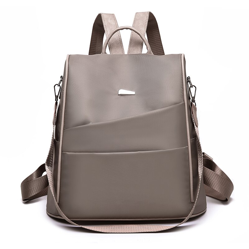 De Vrouwen Anti-Diefstal Rugzak Waterdichte Stof Grote Vrouwelijke Schoudertas Grote Capaciteit Eenvoudige Stijl Casual Mochila Reizen