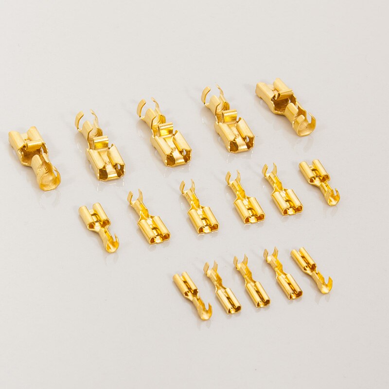 1 pièces d'origine allemande WBT 0655 0656 0657 plaqué or sertissage fil connexion borne prise ressort 6.3/4.8/2.8mm