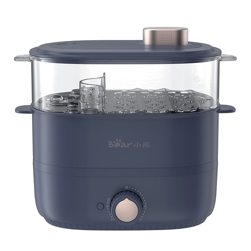 220V 2L Electric Household Steaming Cooker Multi Cooker Breakfast Maker With Timer Portable Electric Egg Food Steamer Pot