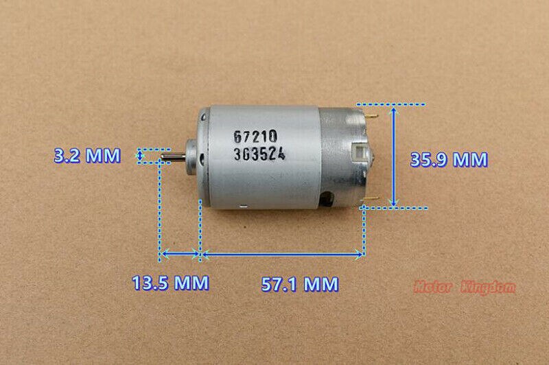Johnson RS-550 Elektrische Motor Dc 12V-14.4V 24000Rpm Hoge Snelheid High Torque Motor Voor Elektrische Boor motor
