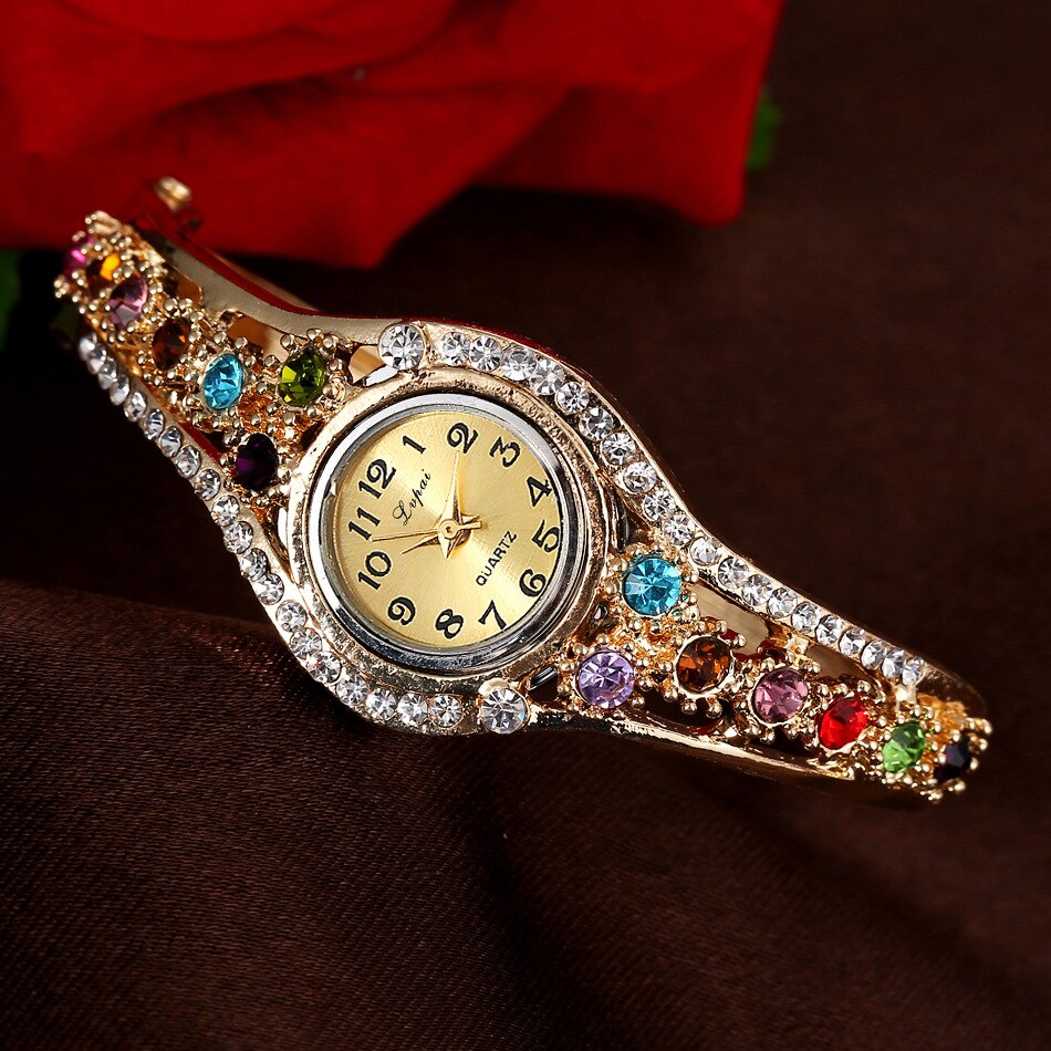 Stylish Watch Rhinestone Watches for Women Luxury Women Watches Watch Quartz Watches Bracelet Watch Ladies Relojes Para Mujer